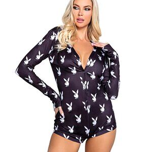 Brand New Playboy Slumber Bunny Romper